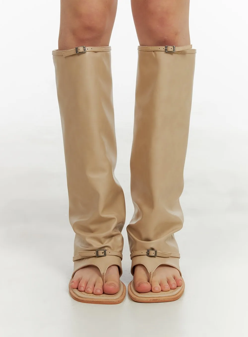 Belted Sandal Boots CY428