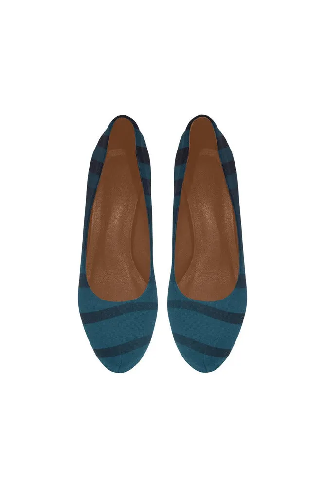 Blue Zebra Women's High Heels