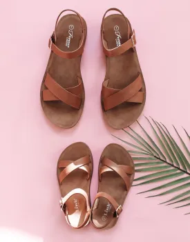 Comfort Ankle Mommy and Me Matching Sandals