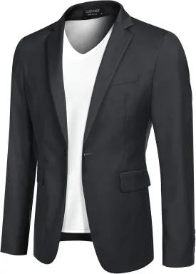 COOFANDY Mens Sport Coat Casual Blazer One Button Business Suit Jacket