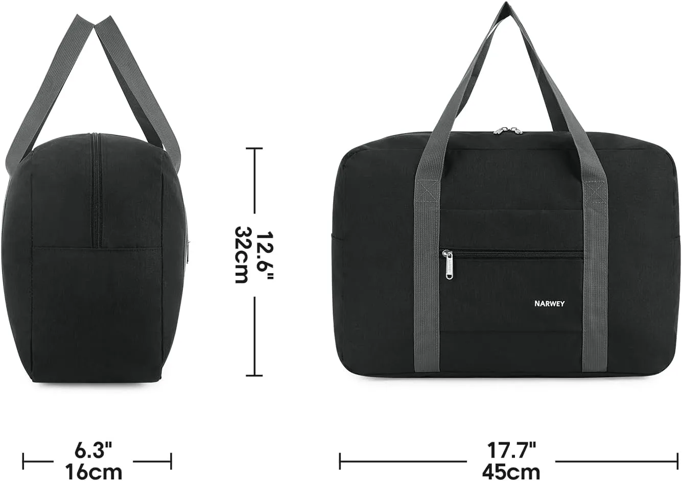 For Spirit Airlines Personal Item Bag 18x14x8 Foldable Travel Duffel Bag Tote Carry on Luggage Duffle Overnight for Women and Men