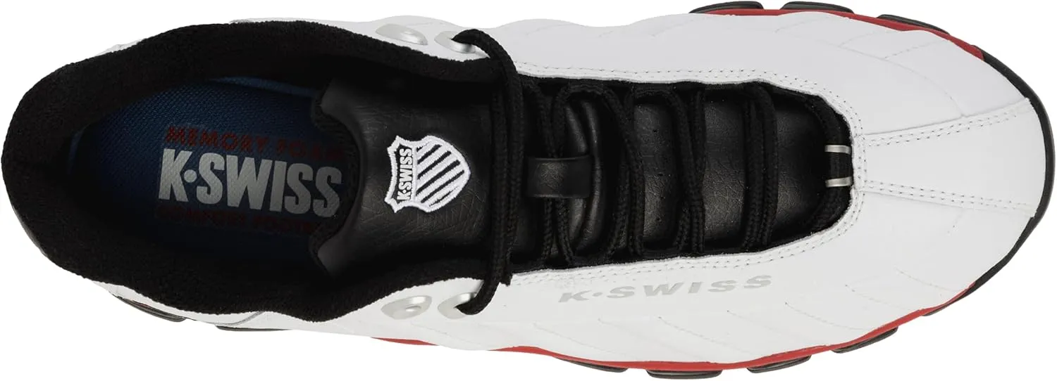 K-Swiss Men's ST329 CMF Sneaker, Wide Tennis Dad Walking Shoes Leather Upper