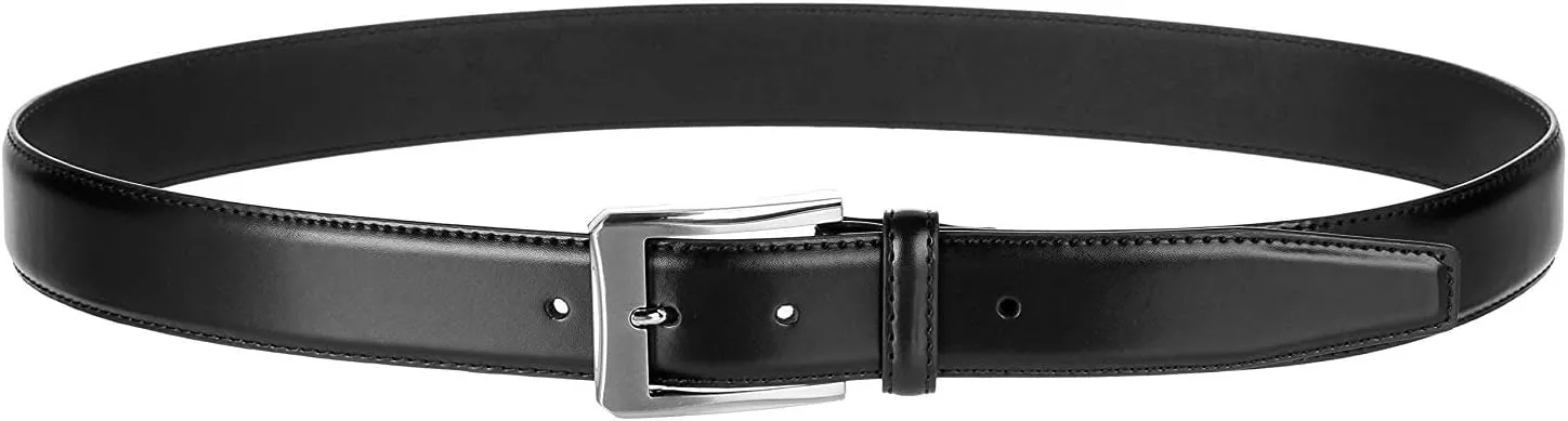 KM Legend Mens Genuine Leather Dress - Classic & Fashion For Work Business And Casual Belt