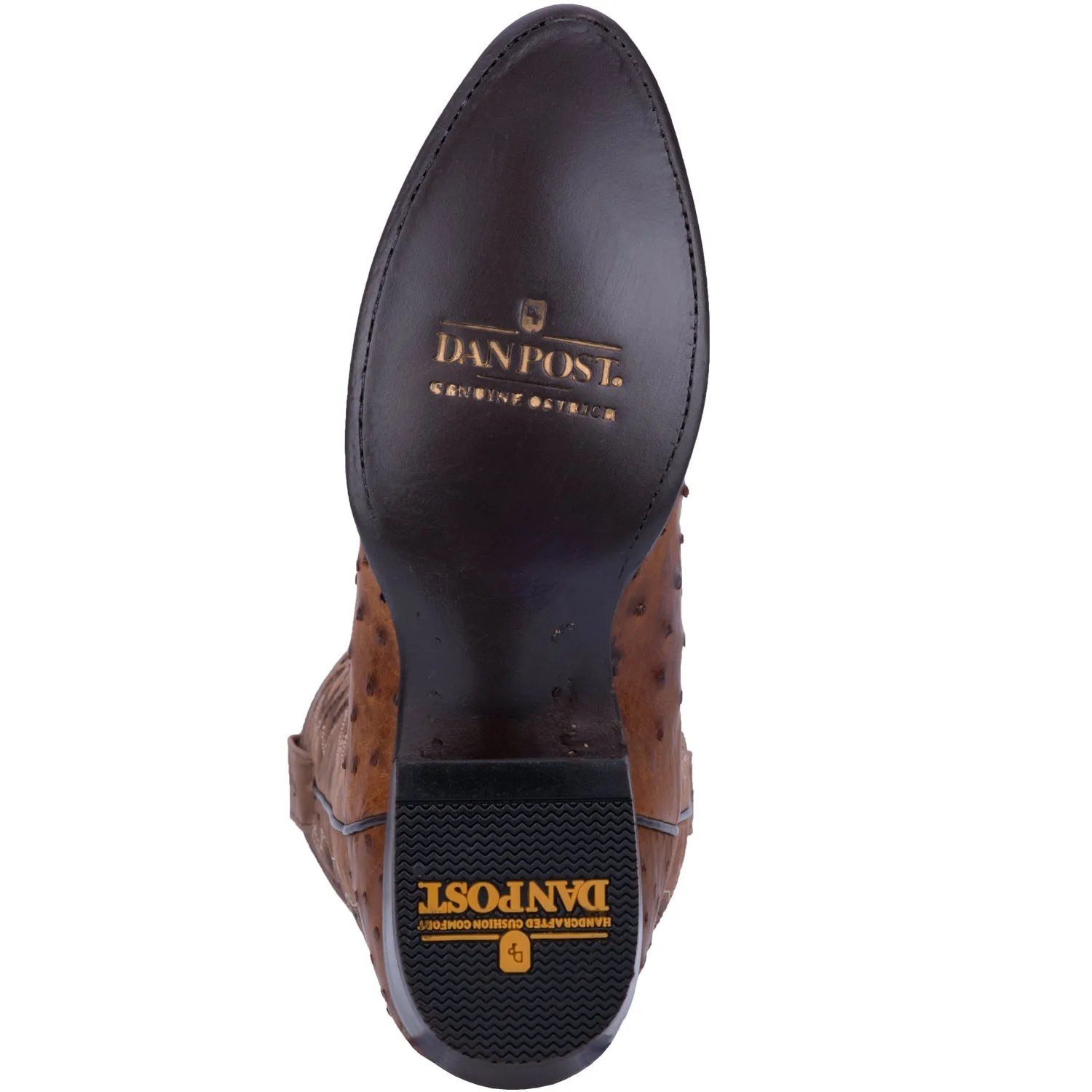Men's Dan Post Tempe Full Quill Ostrich R-Toe - DP2323