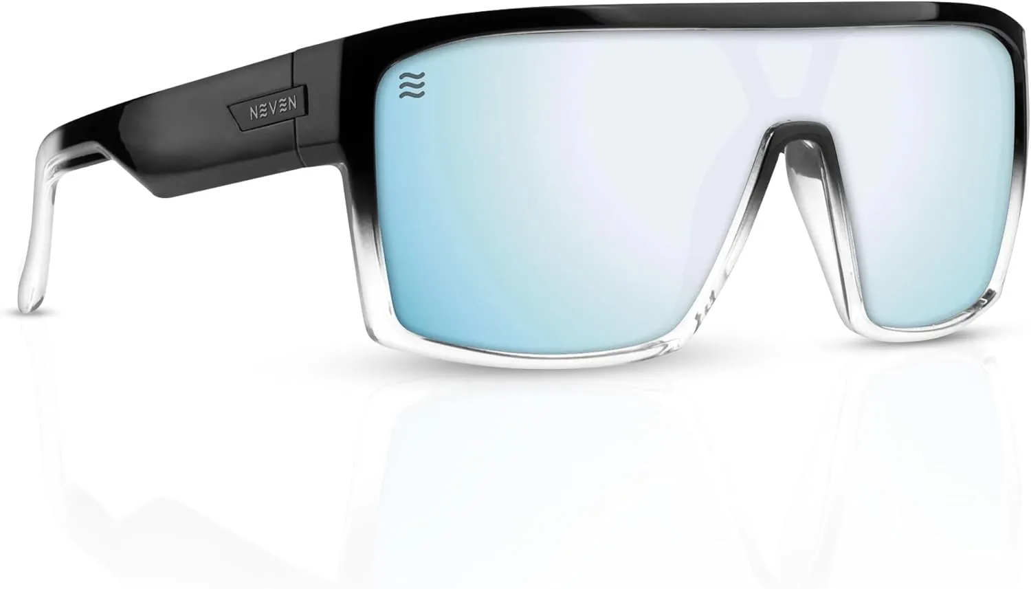 NEVEN Slater UV Frame Sunglasses For Men & Women - TR90 Oversized Polarized Sunglasses for Men - Coastal Sport Boxy Glasses