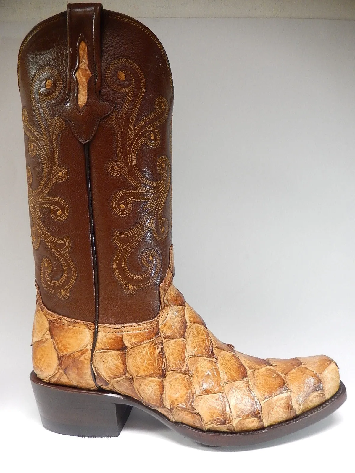 Safari Pirarucu Monster Fish Cowboy Boots