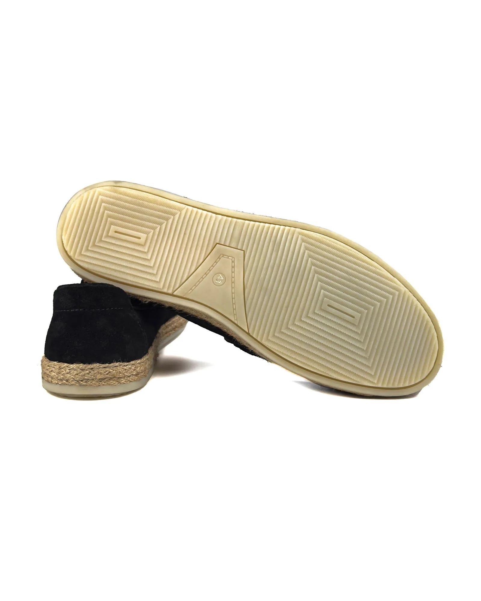 T-Kas Black Genuine Suede Leather Men's Loafer Shoe