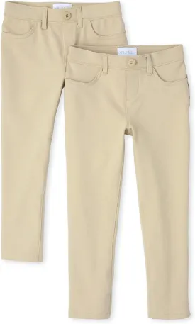 The Children's Place Girls' Ponte Knit Pull on Jeggings,multipacks