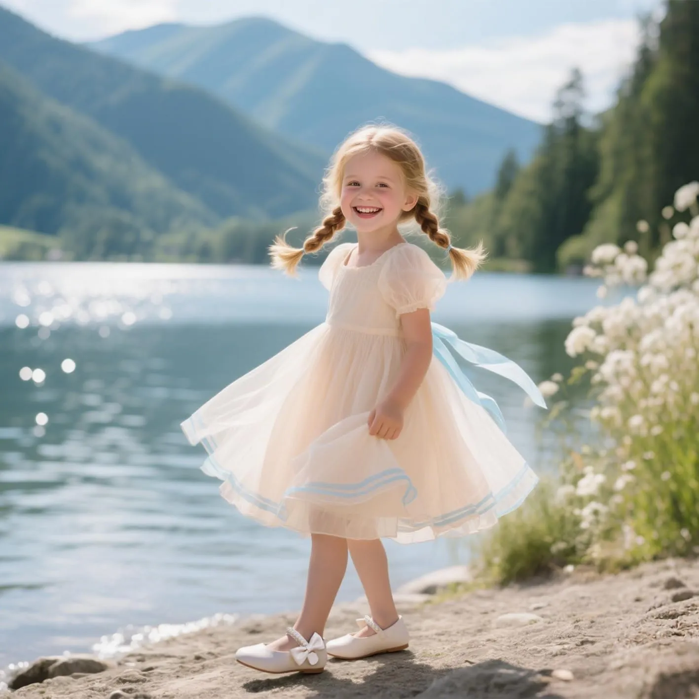Toddler Flower Girl Dress Shoes - Little Girl Mary Janes for Wedding Party