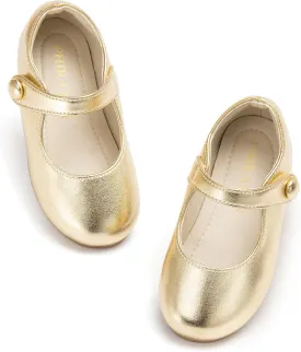 Toddler Flower Girl Dress Shoes - Little Girl Mary Janes for Wedding Party
